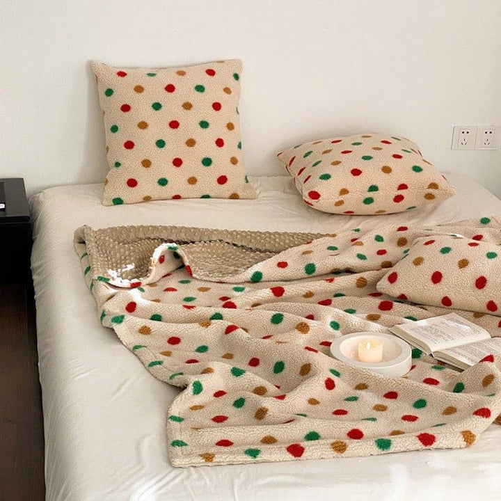 Vibrant Polka Cushion -Cushion- Delicors