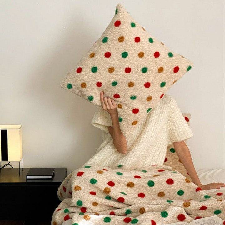 Vibrant Polka Cushion -Cushion- Delicors