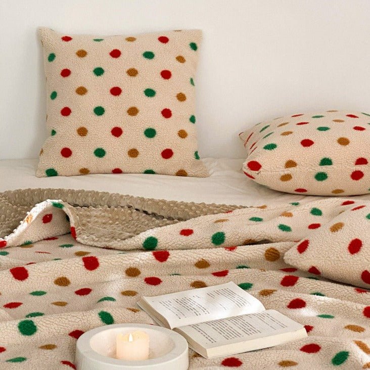 Vibrant Polka Cushion -Cushion- Delicors