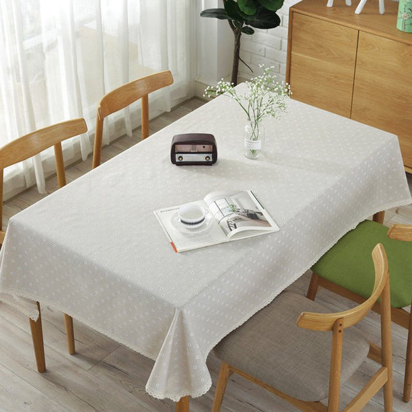 Vintage Flower Tablecloth -Table Cloth- Delicors
