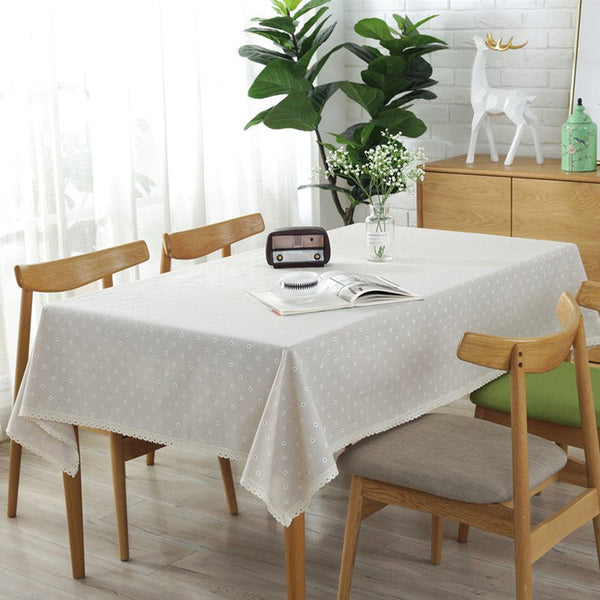 Vintage Flower Tablecloth -Table Cloth- Delicors