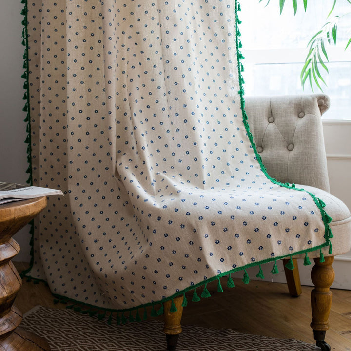 Vintage Flowers Curtain -Curtain- Delicors
