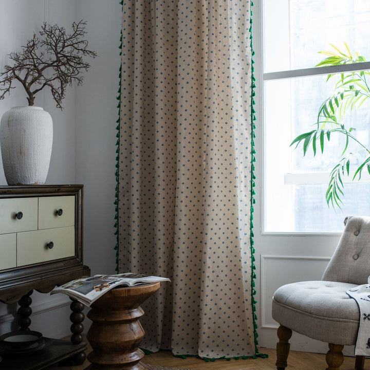 Vintage Flowers Curtain -Curtain- Delicors