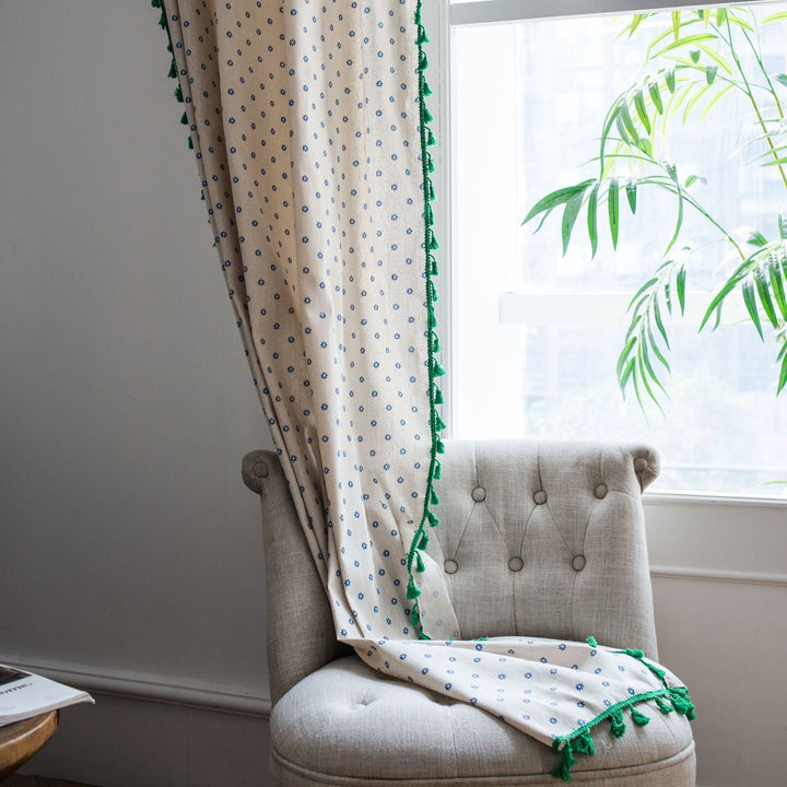 Vintage Flowers Curtain -Curtain- Delicors