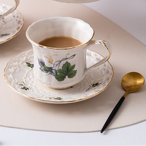 Vintage Garden Teacup & Pot Collection -Dinnerware- Delicors