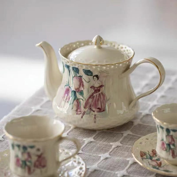 Vintage Garden Teacup & Pot Collection -Dinnerware- Delicors