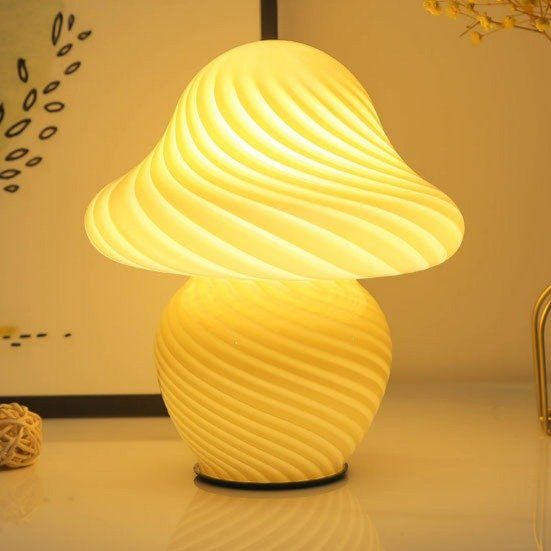 Vintage Murano Mushroom Lamp -Lamps- Delicors