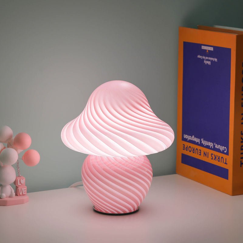 Vintage Murano Mushroom Lamp -Lamps- Delicors