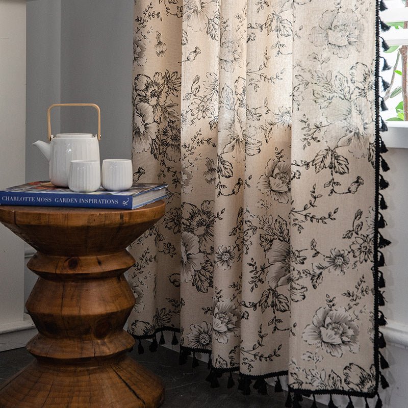 Webster Floral Curtain -Curtain- Delicors