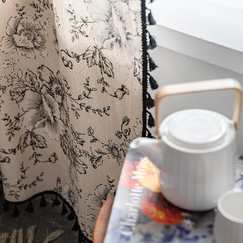 Webster Floral Curtain -Curtain- Delicors
