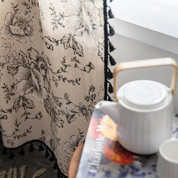 Webster Floral Curtain -Curtain- Delicors