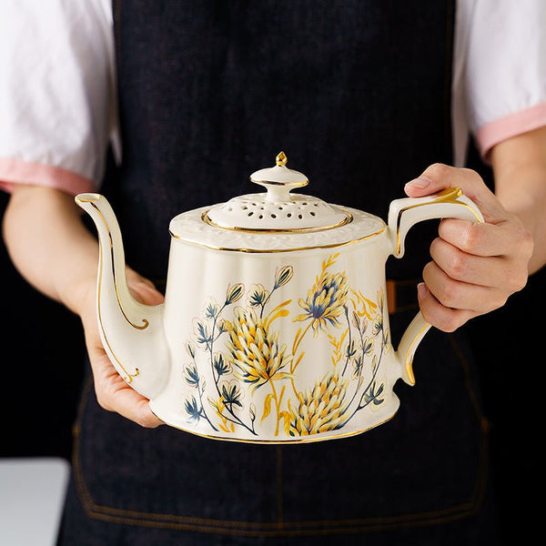 Wheatfields Teacup & Pot Set -Dinnerware- Delicors
