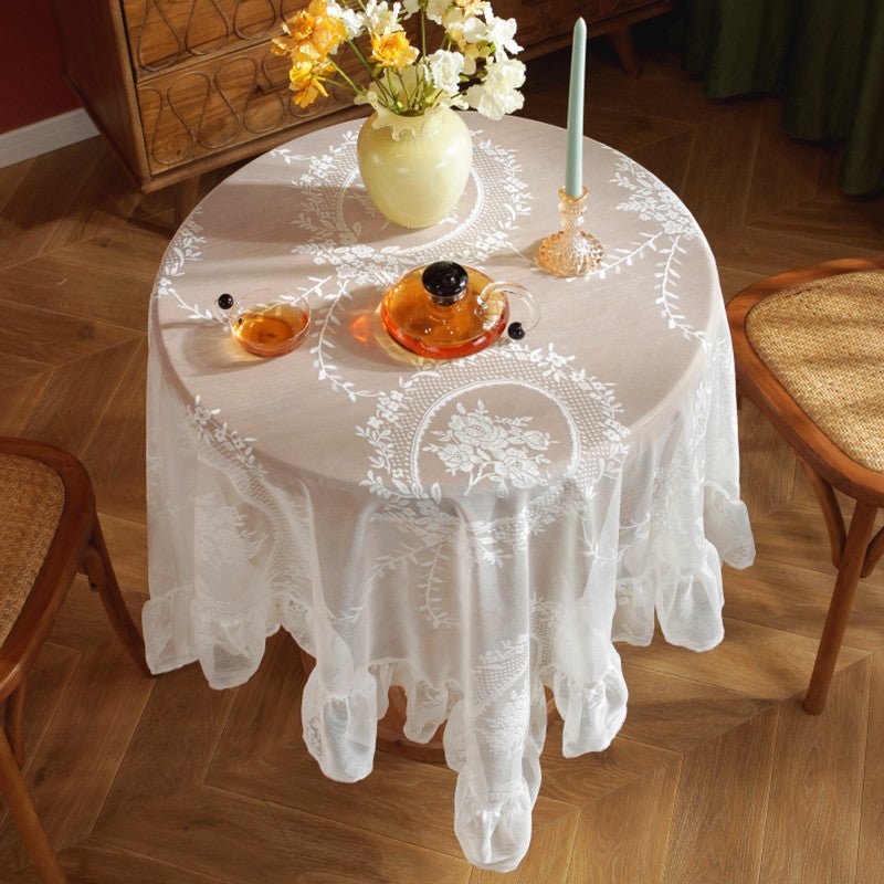 Whimsical Lace Tablecloth -Table Cloth- Delicors