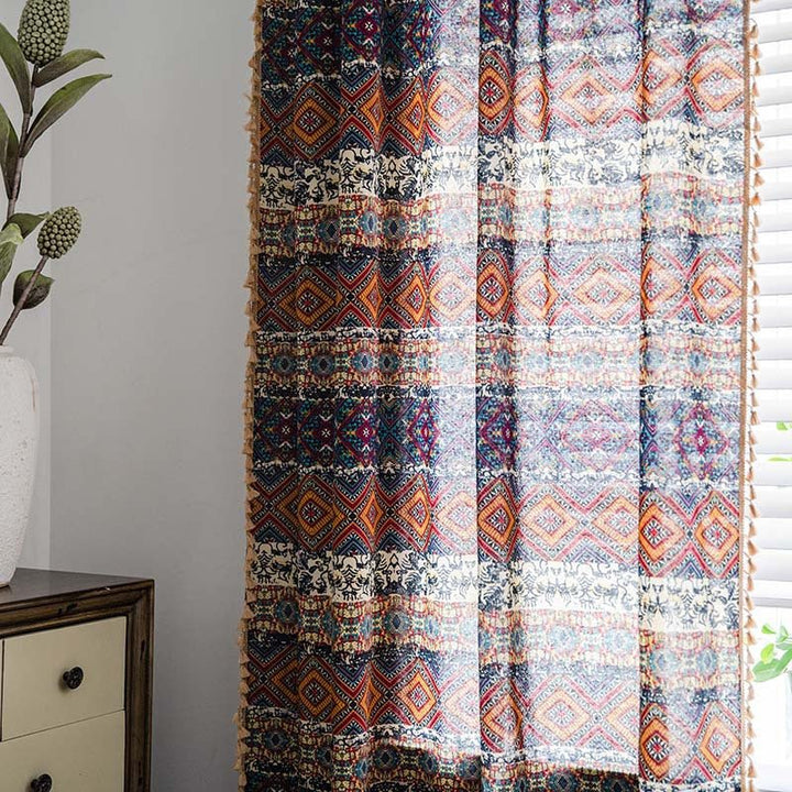 Wild Dreams Patterned Curtain -Curtain- Delicors