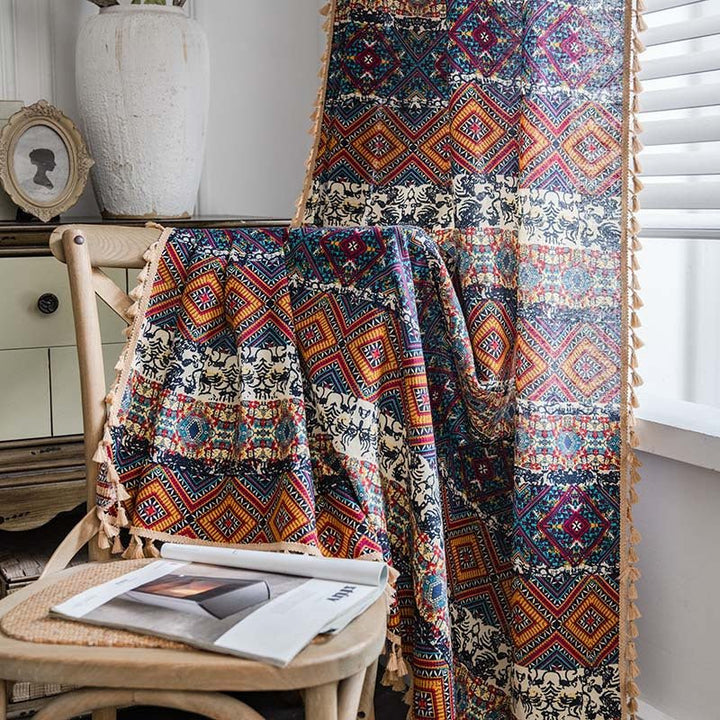 Wild Dreams Patterned Curtain -Curtain- Delicors