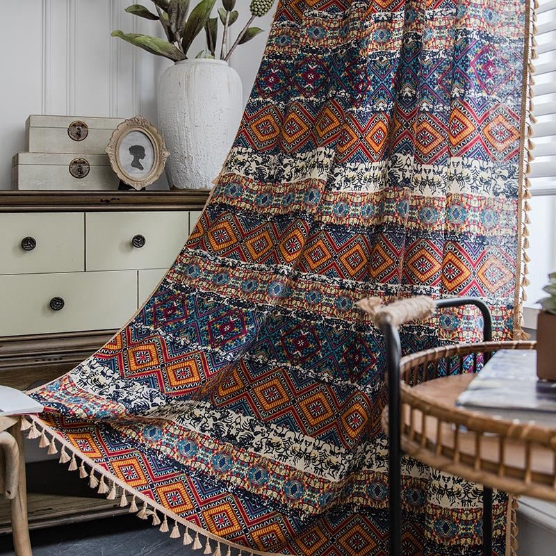 Wild Dreams Patterned Curtain -Curtain- Delicors