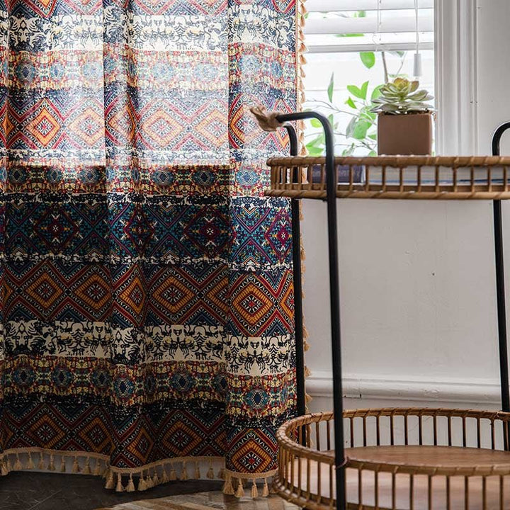 Wild Dreams Patterned Curtain -Curtain- Delicors