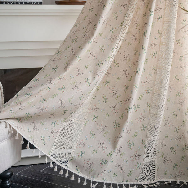Wild Floral Lace Curtain -Curtain- Delicors
