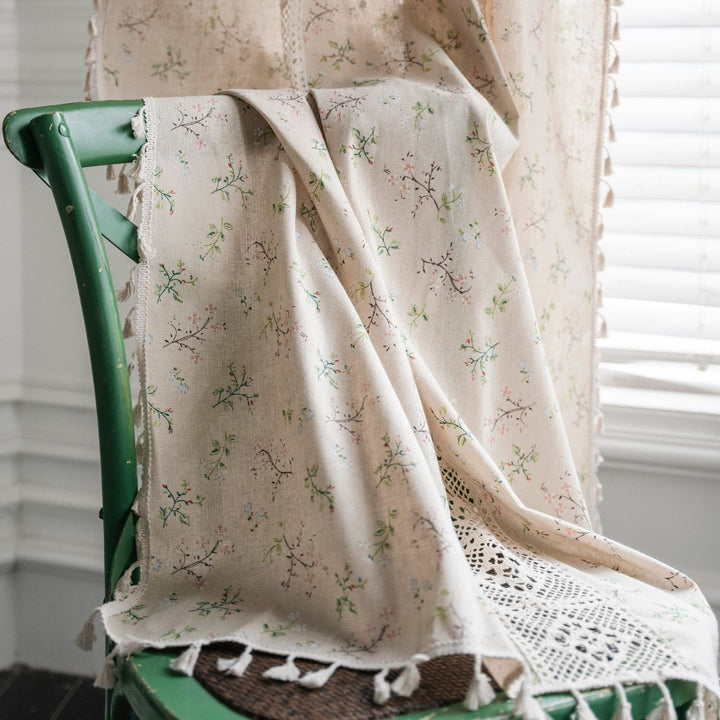 Wild Floral Lace Curtain -Curtain- Delicors