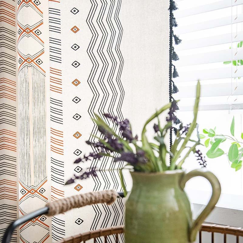 Wild Geometry Curtain -Curtain- Delicors