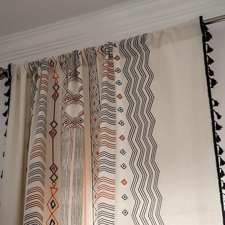 Wild Geometry Curtain -Curtain- Delicors