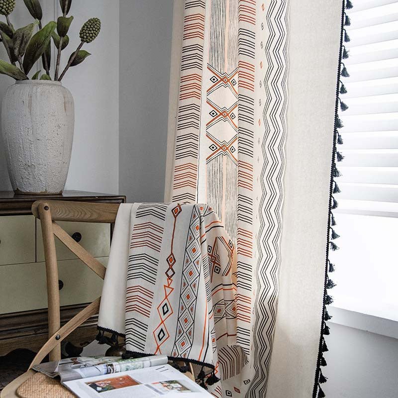 Wild Geometry Curtain -Curtain- Delicors