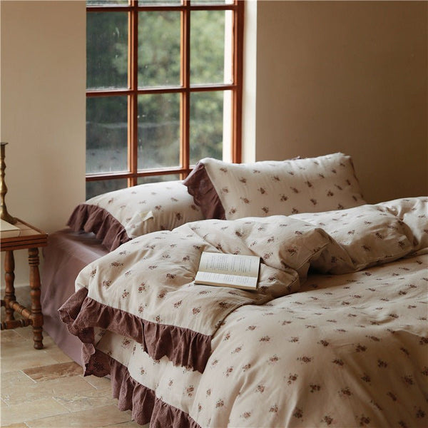 Winter Flowers Bedding Set -Bedding- Delicors