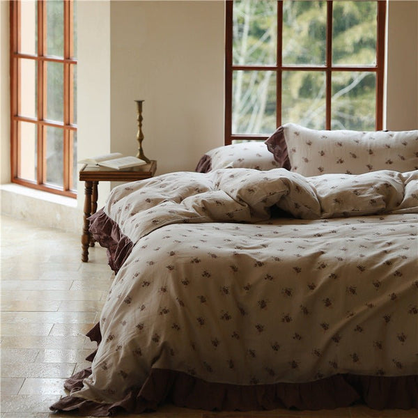 Winter Flowers Bedding Set -Bedding- Delicors