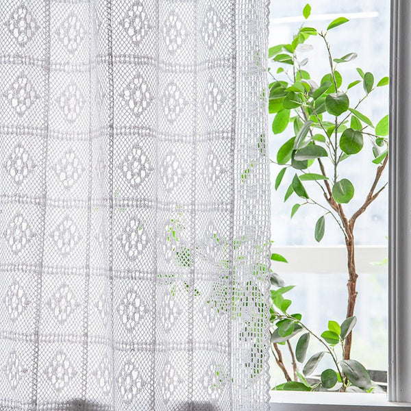 Wisteria Lace Curtain -Curtain- Delicors
