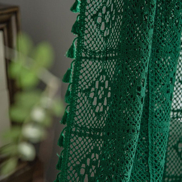 Wisteria Lace Curtain -Curtain- Delicors