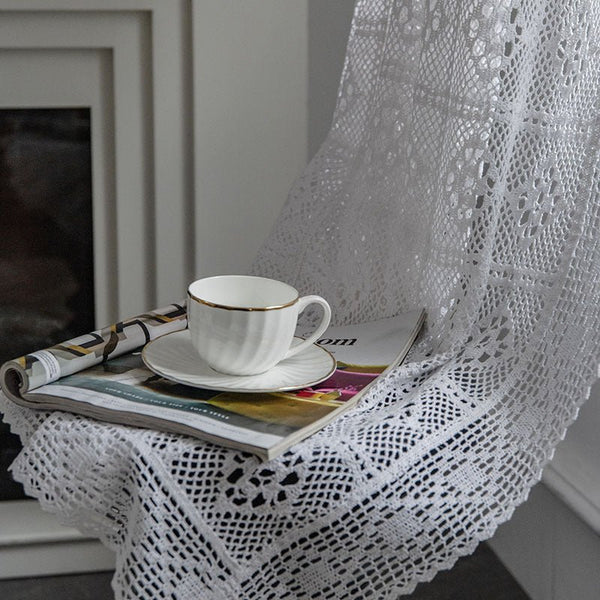 Wisteria Lace Curtain -Curtain- Delicors