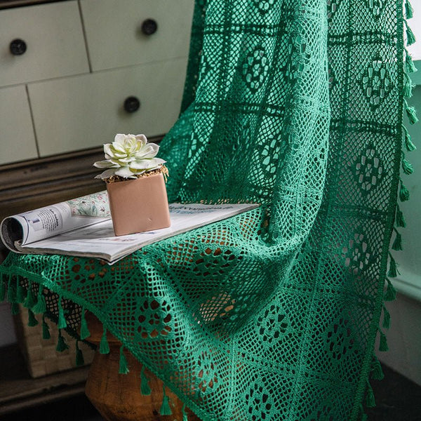 Wisteria Lace Curtain -Curtain- Delicors