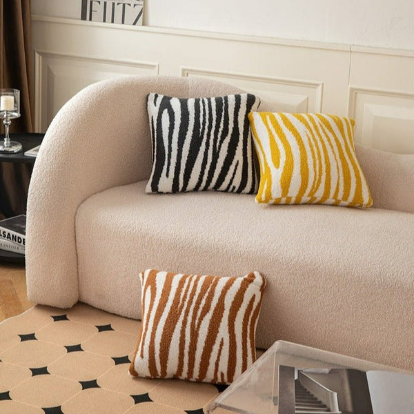 Zebra Boucle Cushion -Cushion- Delicors