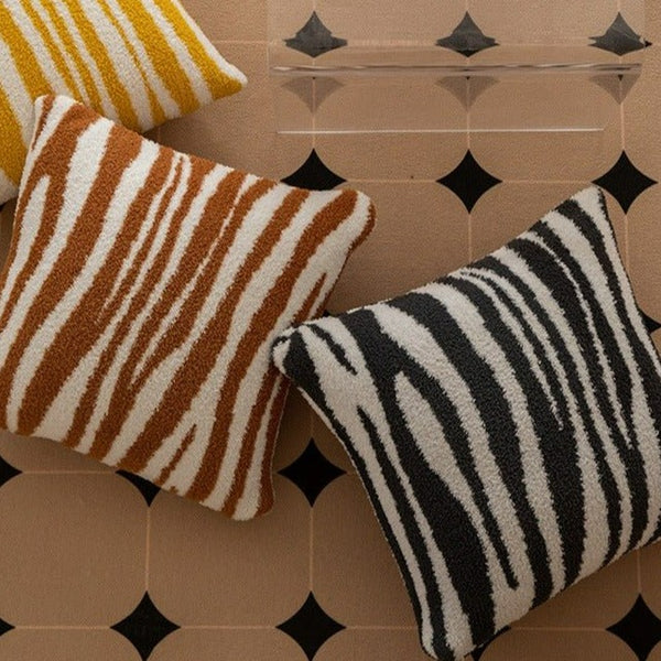 Zebra Boucle Cushion -Cushion- Delicors